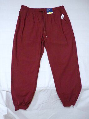 NEW! Old Navy Jogger Pants – Women’s Size L – Maroon - High-Rise SleekTech
